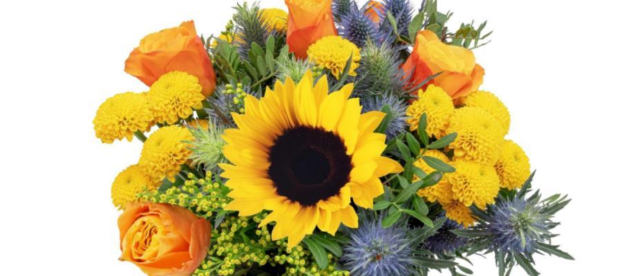 Zu sehen ist Bild 1 zum Beitrag mit dem Thema: Blumenstrauß Sonnenkuss